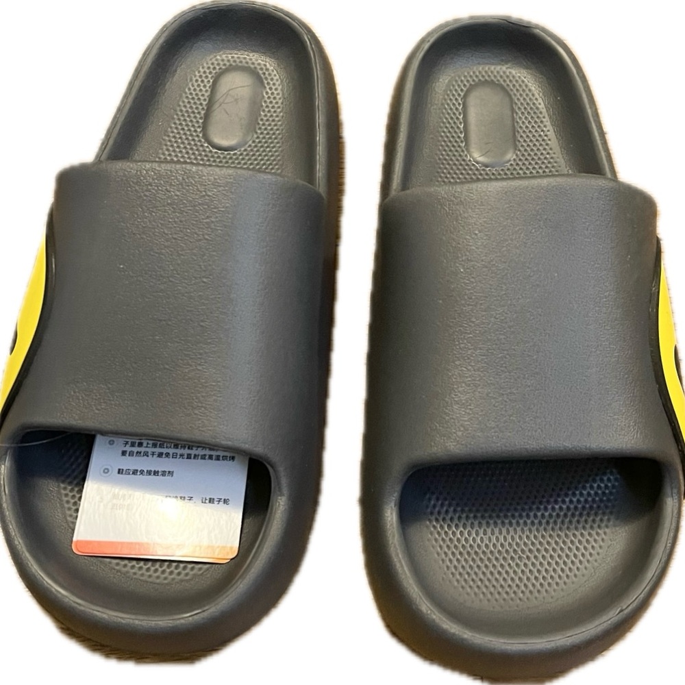 Smiley Happy Face Slides Slip Ons